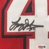 image:imageAutographedSigned Larry Johnson UNLV Red College Basketball Jersey PSADNA COA