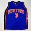 image:imageAutographedSigned Stephon Marbury New York Blue Basketball Jersey Beckett BAS COA