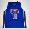 image:imageFacsimile Autographed Joel Embiid 2024 United States Team USA Blue Reprint Laser Auto Basketball Jersey Size Mens XL
