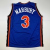 image:imageAutographedSigned Stephon Marbury New York Blue Basketball Jersey Beckett BAS COA