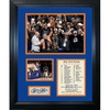 image:imageFramed New York Knicks 20252026 NBA Finals Champions Jalen Brunson MVP Most Valuable Player Facsimile Laser Engraved Signature Auto Basketball 11x14 Photo Sig Collage