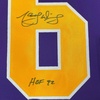 image:imageFramed AutographedSigned Marcel Dionne HOF 92 33x42 Los Angeles LA Purple Hockey Jersey JSA COA