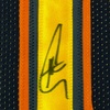 image:imageFramed AutographedSigned Stephen Steph Curry 35x39 Golden State Navy Blue Throwback Basketball Jersey JSA COA