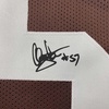 image:imageFramed Facsimile Autographed Clay Matthews Jr 35x39 Cleveland Brown Reprint Laser Auto Football Jersey