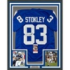 image:imageFramed AutographedSigned Brandon Stokley 35x39 Indianapolis Blue Football Jersey JSA COA