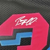 image:imageFramed Facsimile Autographed Bam Adebayo 35x39 Miami Black Vice City Reprint Laser Auto Basketball Jersey