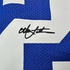 image:imageFramed Facsimile Autographed Christian Laettner 35x39 Duke Blue Reprint Laser Auto College Basketball Jersey
