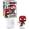image:imageTom Holland Spiderman 1586 Swinging SpiderMan Brand New Day Facsimile Signed Reprint Laser Autographed Funko POP Marvel Avengers Movies Figurine with Protector Case