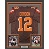 image:imageFramed AutographedSigned Josh Gordon 35x39 Cleveland Football Brown Jersey JSA COA