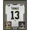 image:imageFramed AutographedSigned Michael Thomas 33x42 New Orleans White Football Jersey JSA COA
