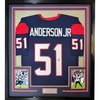 image:imageFramed AutographedSigned Will Anderson Jr 35x39 Houston Blue Football Jersey PSADNA COA