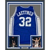 image:imageFramed Facsimile Autographed Christian Laettner 35x39 Duke Blue Reprint Laser Auto College Basketball Jersey
