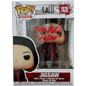 image:imageAutographedSigned Tobin Bell Jigsaw Saw Funko Pop 1820 Movie Figurine Toy JSA COA