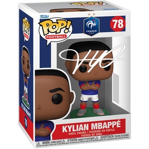 image:imageKylian Mbappe 78 France Facsimile Signed Reprint Laser Autographed Funko POP Soccer Figurine with Protector Case