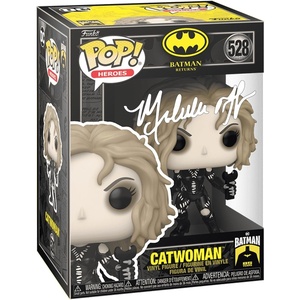 image:imageMichelle Pfeiffer Catwoman Unmasked 528 Facsimile Signed Reprint Laser Autographed Funko POP Movies Batman Returns Figurine with Protector Case