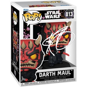 image:imageRay Park Darth Maul 813 Impressions Facsimile Signed Reprint Laser Autographed Funko POP Movies Star Wars Figurine with Protector Case