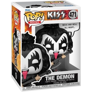 image:imageThe Demon 471 KISS Sayings Rock and Roll All Night Funko POP Rocks Figurine Bundle with HOFSM Protector Case