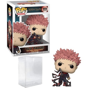image:imageYuji Itadori 1111 Jujutsu Kaisen Funko POP Animation Figurine Bundle with HOFSM Protector Case