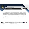 image:image2025 Topps Now Jacob Misiorowski 349 Outduels Paul Skenes with Career High 8ks in Win Milwaukee Brewers Rookie RC Baseball Card