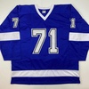 image:imageAutographedSigned Anthony Cirelli Tampa Bay Blue Hockey Jersey JSA COA