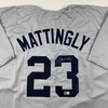image:imageAutographedSigned Don Mattingly New York Grey Baseball Jersey Beckett BAS COA