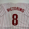image:imageAutographedSigned Shane Victorino Philadelphia Pinstripe Baseball Jersey PSA COA