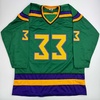 image:imageAutographedSigned Shaun Weiss Greg Goldberg The Mighty Ducks Green Hockey Jersey Beckett BAS COA