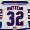 image:imageAutographedSigned Stephane Matteau 94 Champs New York White Hockey Jersey JSA COA