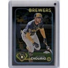 image:image2024 Topps Chrome 161 Jackson Chourio Rookie RC Baseball Card