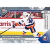 image:image2025 Topps Now Matthew Schaefer 142 Most Points 58 by 18 Year Old Dman in NHL History New York Islanders Rookie RC Sticker Hockey Card