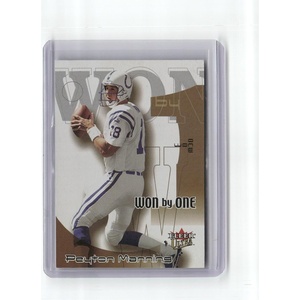 image:image2000 Ultra 1 WO Peyton Manning Won by One Football Card