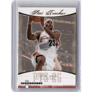 image:image200708 Fleer Hot Prospects ST23 LeBron James Stat Tracker Basketball Card