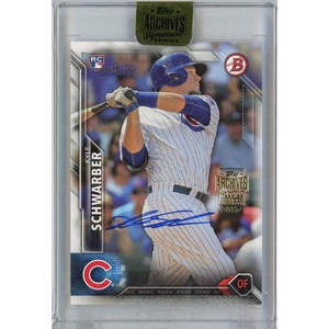 image:image2017 Topps Archives 2016 Bowman Kyle Schwarber 12299 On Card Auto Rookie RC Baseball Card