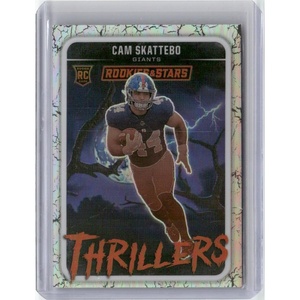 image:image2025 Panini Rookies amp Stars 26 Cam Skattebo Thrillers Silver Rookie RC Football Card
