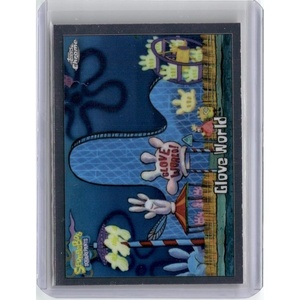 image:image2025 Topps Chrome SpongeBob Squarepants 25th Anniversary Glove World 126 TV Show Card Near Mint