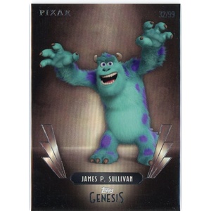 image:imageDisney 2025 Topps Disney Genesis Rainbow Foil James P Sullivan 5599 Monsters Inc