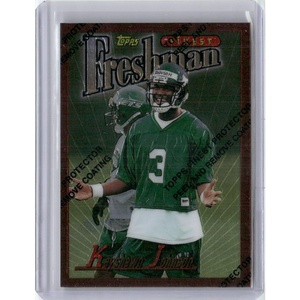 image:imageVintage 1996 Topps Finest Keyshawn Johnson 225 Rookie RC Football Card