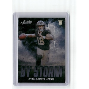 image:imageVintage 2024 Panini Absolute By Storm Spencer Rattler BSSPR Rookie RC Football Card