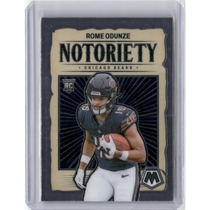 image:imageVintage 2024 Panini Mosaic Notoriety Rome Odunze 24 Rookie RC Football Card