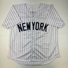 image:imageAutographedSigned Aaron Boone New York Pinstripe Baseball Jersey Beckett BAS COA