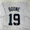 image:imageAutographedSigned Aaron Boone New York Pinstripe Baseball Jersey Beckett BAS COA