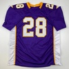 image:imageAutographedSigned Adrian Peterson Minnesota Purple Football Jersey Beckett BAS COA