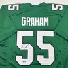 image:imageAutographedSigned Brandon Graham Philadelphia Kelly Green Football Jersey JSA COA