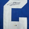 image:imageAutographedSigned Brandon Jacobs New York Blue Football Jersey Beckett BAS COA