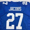 image:imageAutographedSigned Brandon Jacobs New York Blue Football Jersey Beckett BAS COA