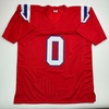 image:imageAutographedSigned Christian Gonzalez New England Red Football Jersey Beckett BAS COA