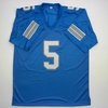 image:imageAutographedSigned David Montgomery Detroit Blue Football Jersey Beckett BAS COA
