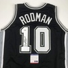 image:imageAutographedSigned Dennis Rodman San Antonio Black Basketball Jersey PSADNA COA