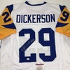 image:imageAutographedSigned Eric Dickerson HOF 99 Los Angeles LA White Football Jersey JSA COA