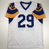 image:imageAutographedSigned Eric Dickerson HOF 99 Los Angeles LA White Football Jersey JSA COA